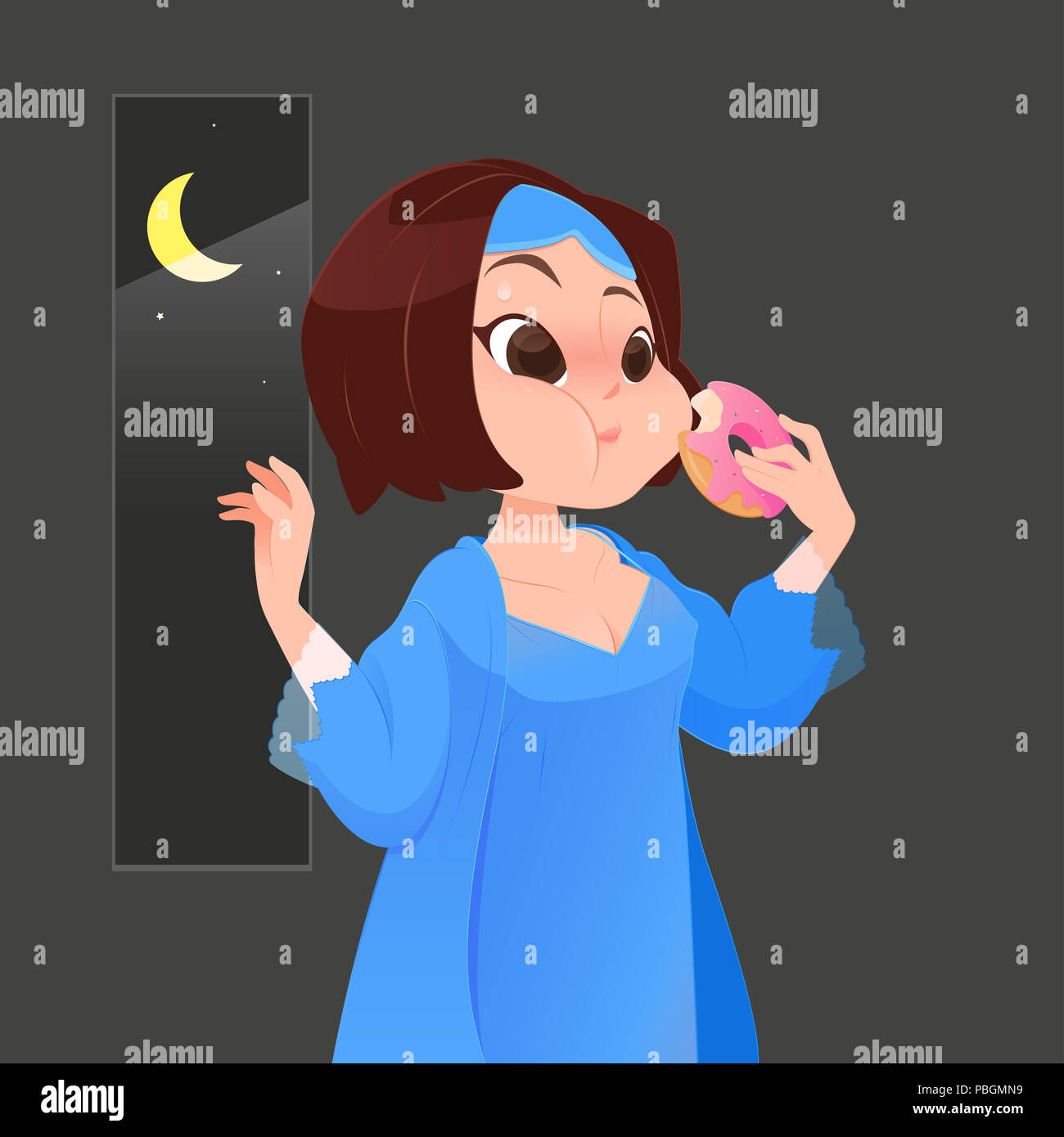 Donut nightgown sale
