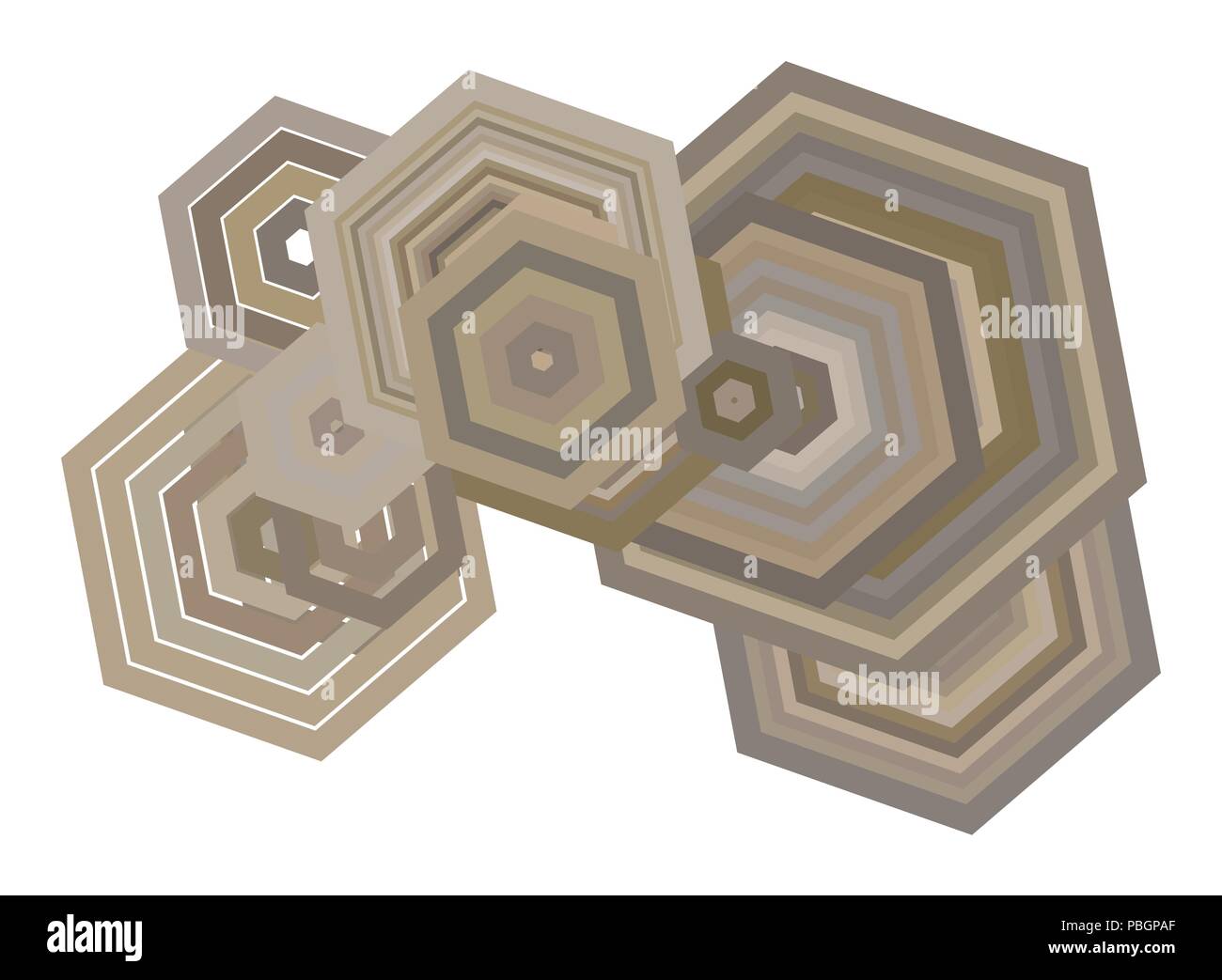 Abstract conceptual geometric hexagon pattern. Good for web page ...