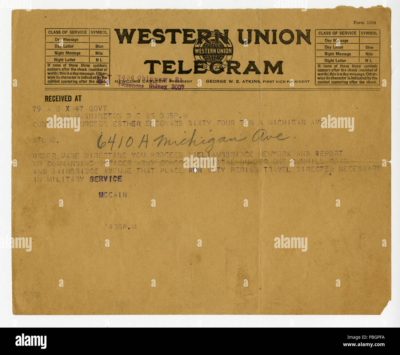 Western Union Telegrams - WWII - JCCC Digital Collections