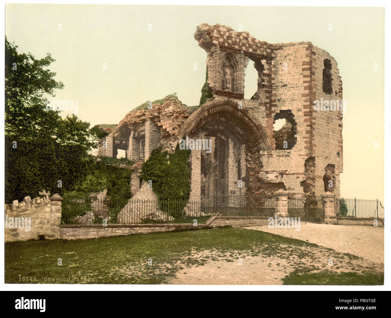 Denbigh castle illustration hi-res stock photography and images - Alamy