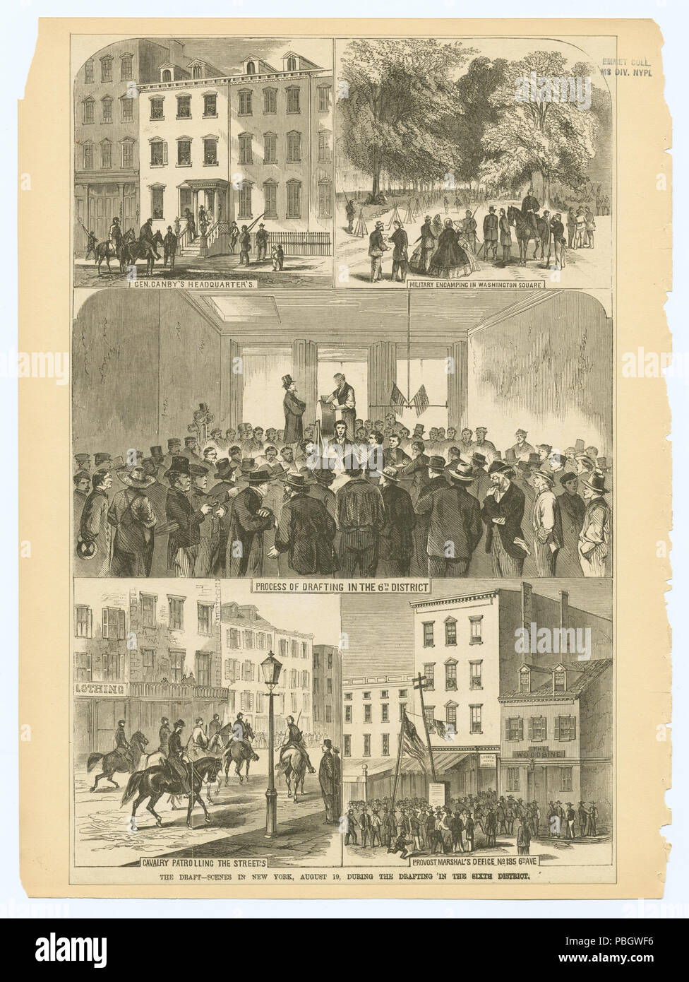 1863 draft riots hi-res stock photography and images - Alamy