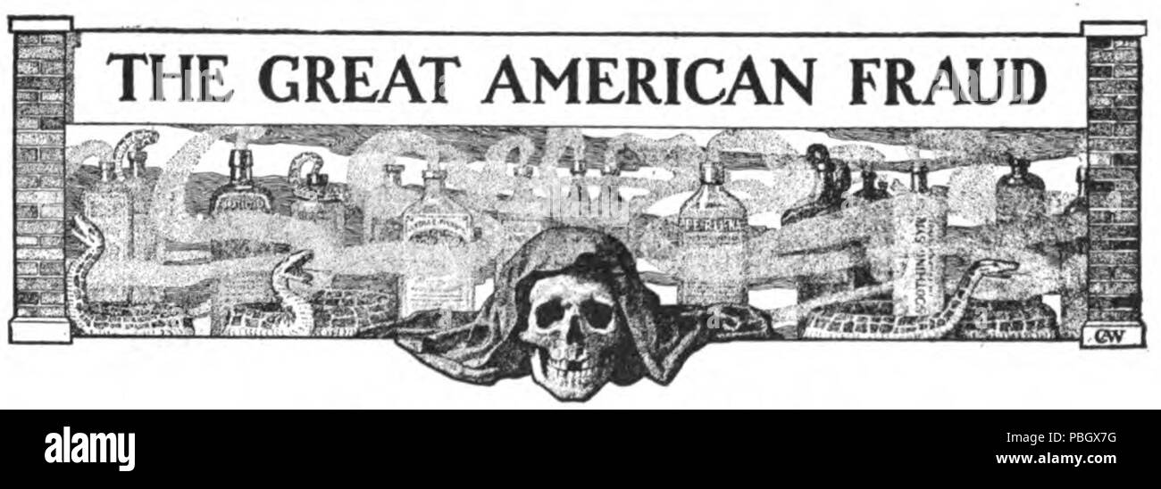 1640 The great american fraud Stock Photo