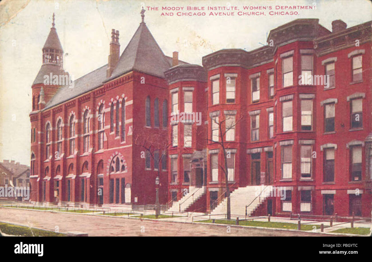 1657 The Moody Bible Institute, Women'S Department And Chicago Avenue Church, Chicago (NBY
