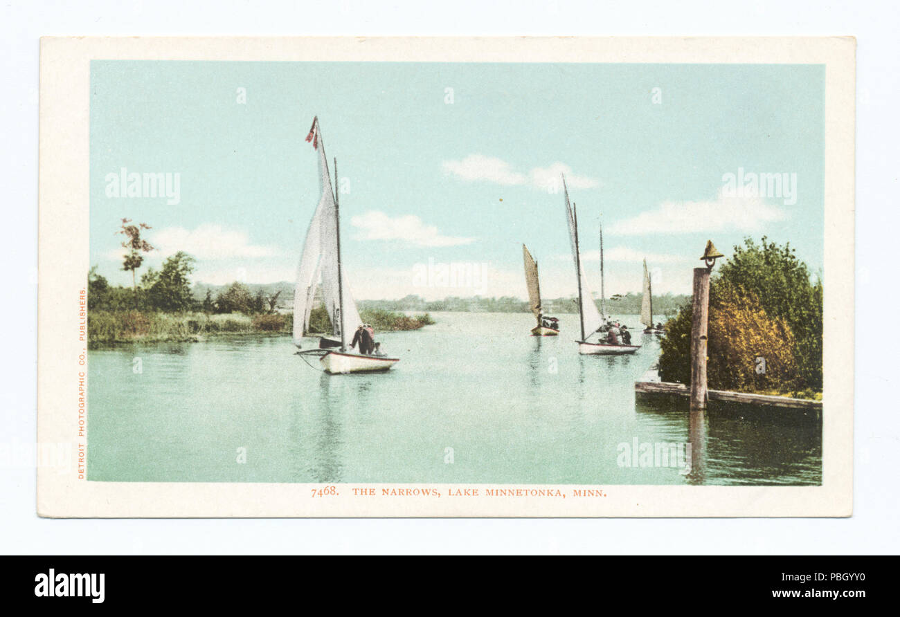 1658 The Narrows, Lake Minnetonka, Minn (NYPL b12647398-66731) Stock Photo