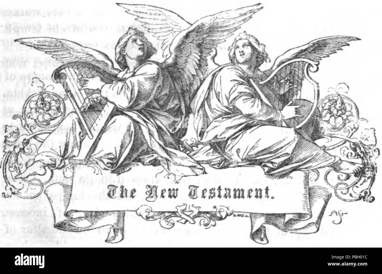 1659 The New Testament illustration Stock Photo