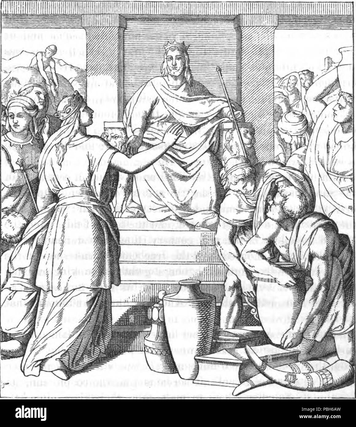 1692 The queen of Sheba visits Solomon Stock Photo Alamy