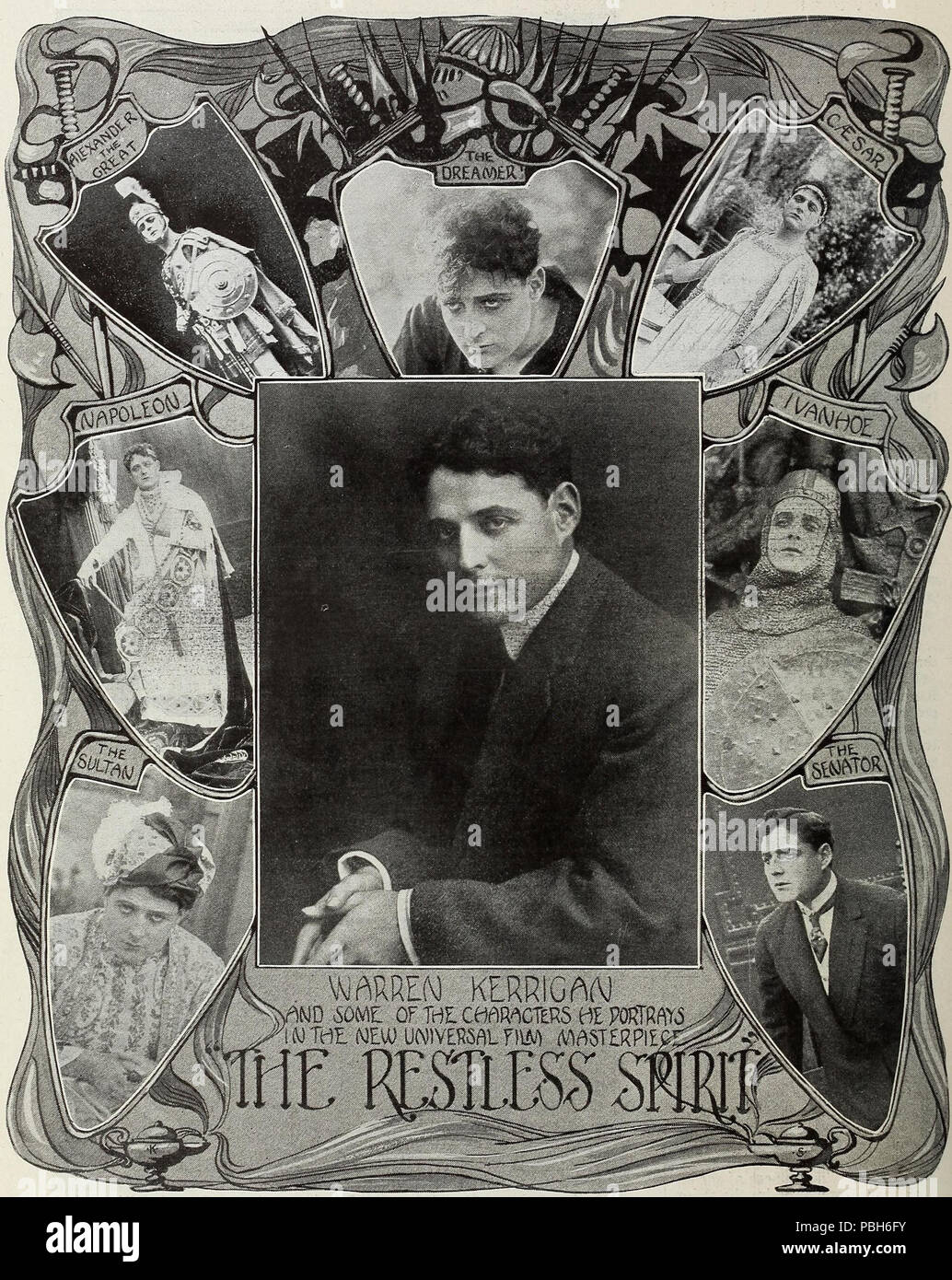 1693 The Restless Spirit - Kerrigan roles Stock Photo - Alamy