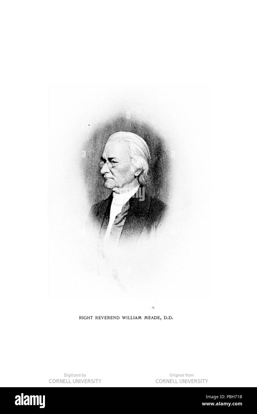 William R Meade American education 18th century Cut Out Stock Images & Pictures - Alamy