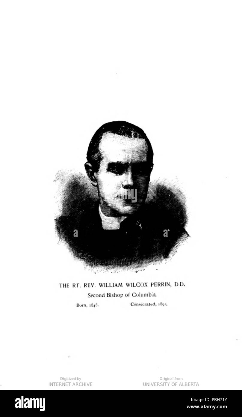 1697 The Rt. Rev. William Wilcox Perrin Stock Photo