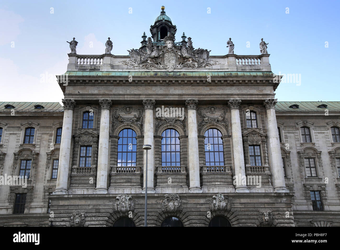 Palace of Justice (Justizpalast ) in Munich, Bavaria, Germany Stock