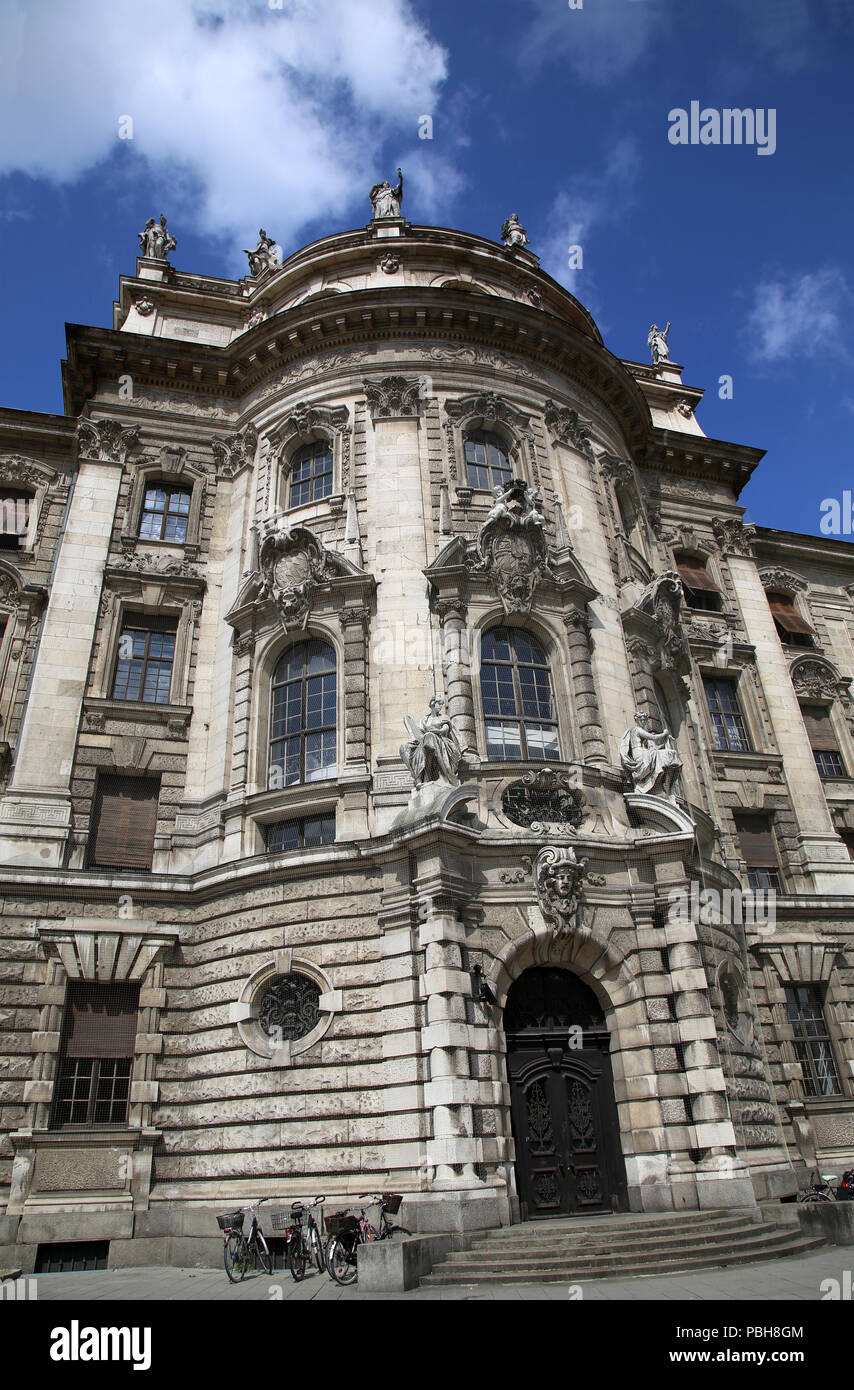 Palace of Justice (Justizpalast ) in Munich, Bavaria, Germany Stock