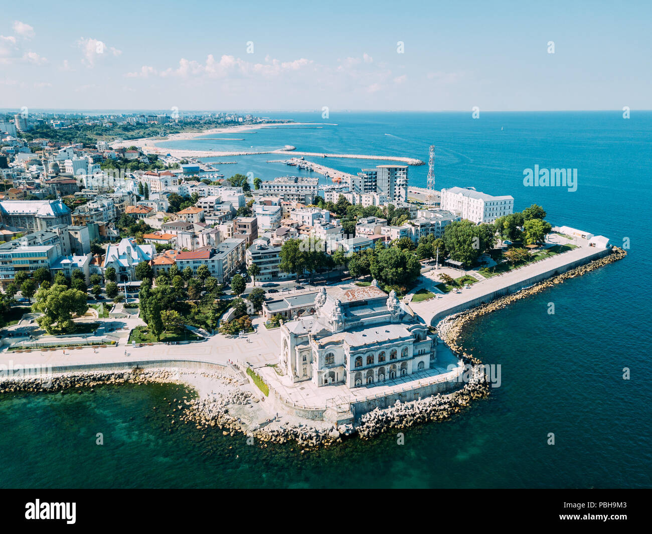 Viewpoint Constanta Aerial View Of Constanta City Skyline In Romania Stock Photo - Alamy