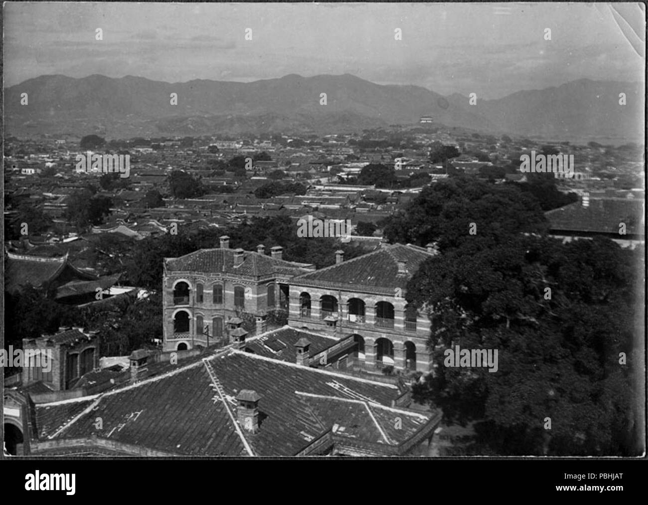 ABCFM compound in Fuzhou. Stock Photo