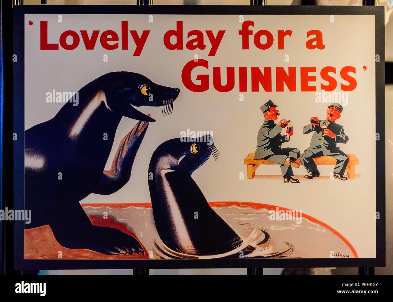 Guinness poster st jame's gate hi-res stock photography and images - Alamy