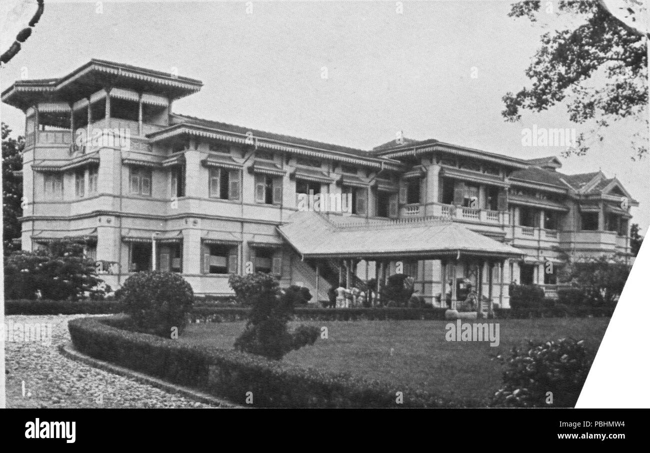 1709 The United Club (Twentieth Century Impressions of Siam) Stock Photo