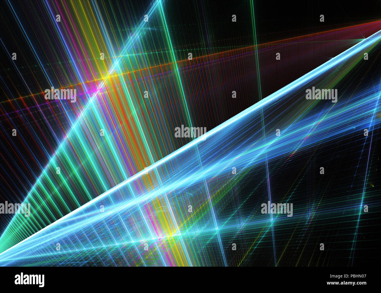 Abstract technology 3D illustration Stock Photo - Alamy