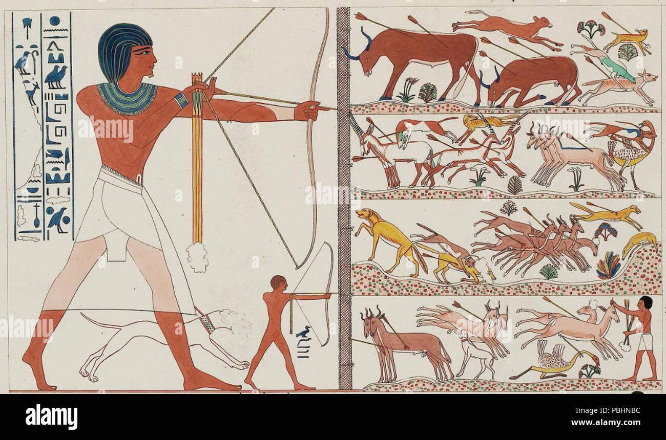 Стрельба из лука древний Египет