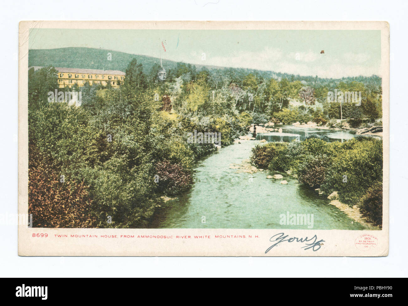 1780 Twin Mountain House from Ammonoosuc River, White Mts., N. H (NYPL ...
