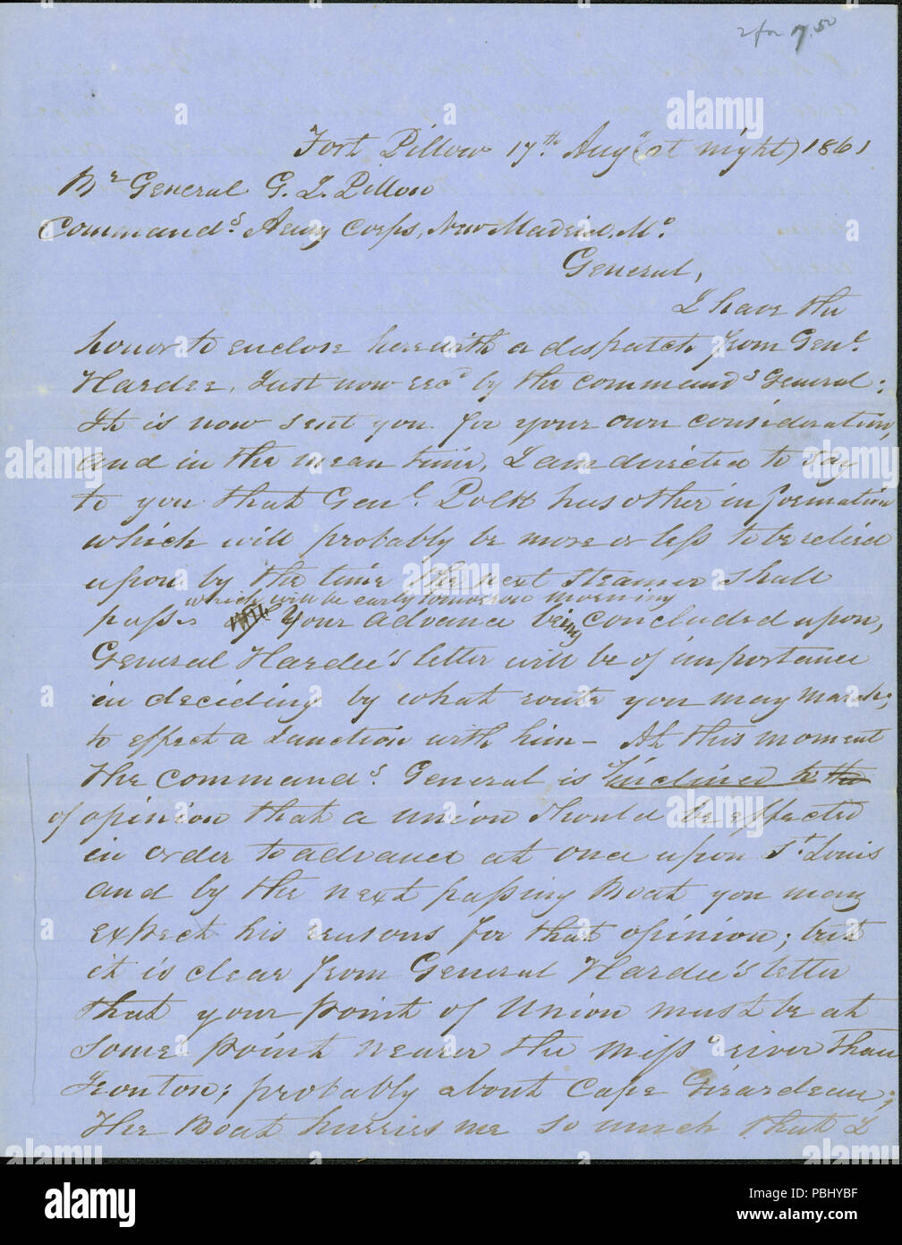 1781 Two Letters From Lewis G Derussy Fort Pillow Tennessee To