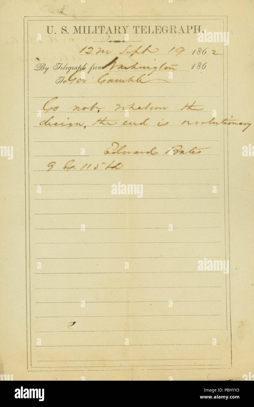 Civil war u s military telegraph hi-res stock photography and images ...