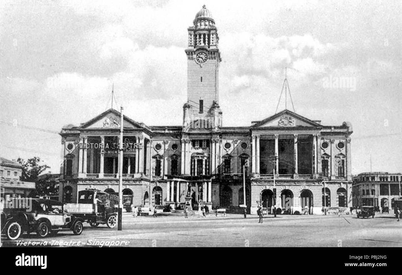1805 Victoria Theatre and Victoria Memorial Hall c 1905 Stock Photo