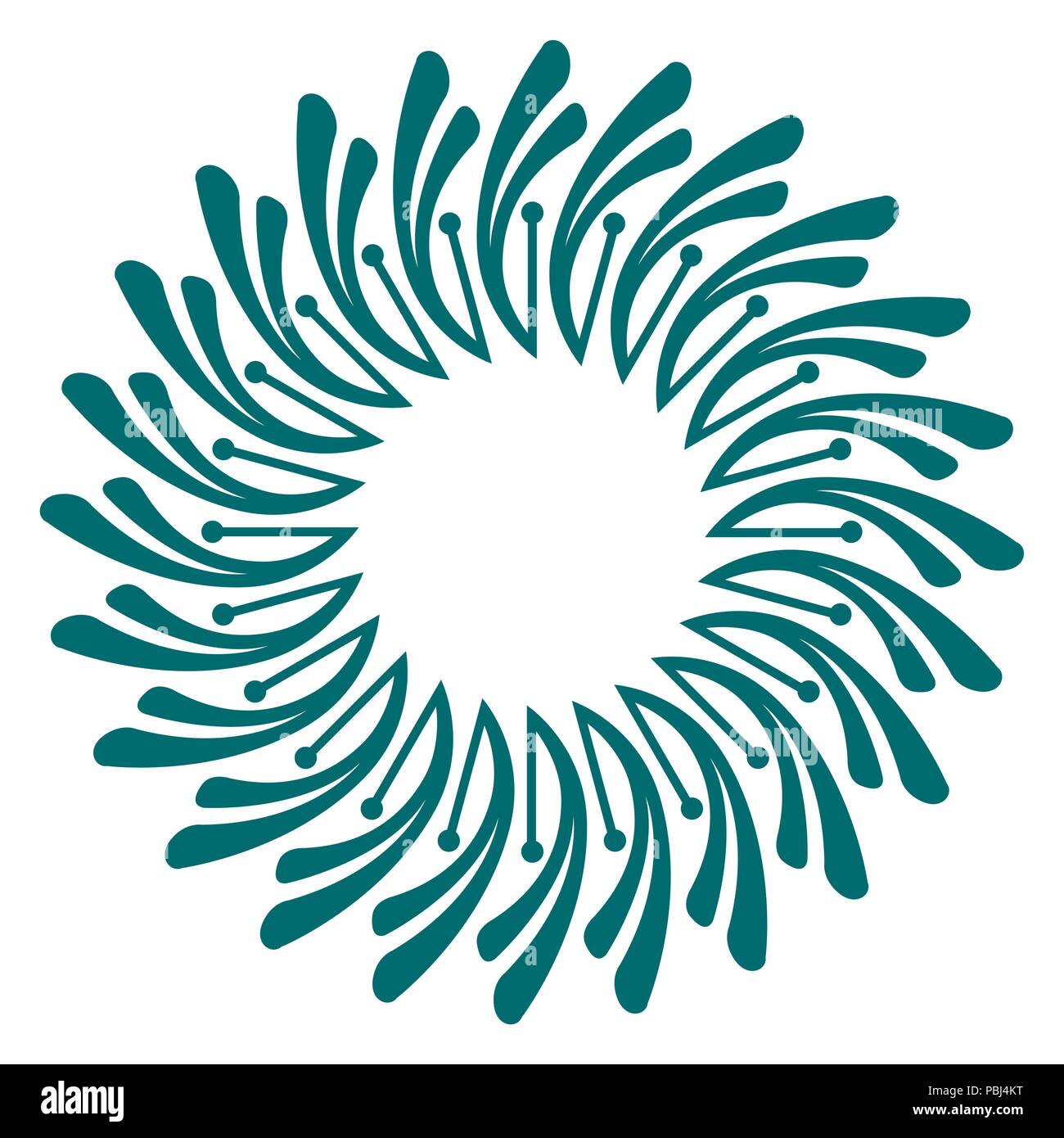 Fan Shape Stock Vector Images Alamy
