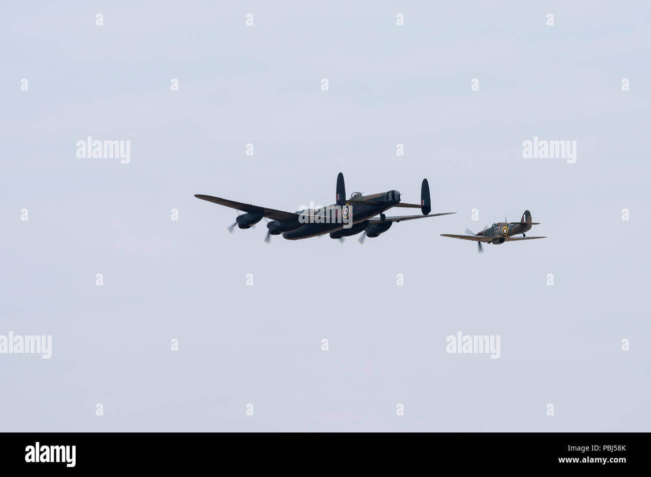 The Battle of Britain Memorial Flight, RAF Fairford, 2018 Stock Photo
