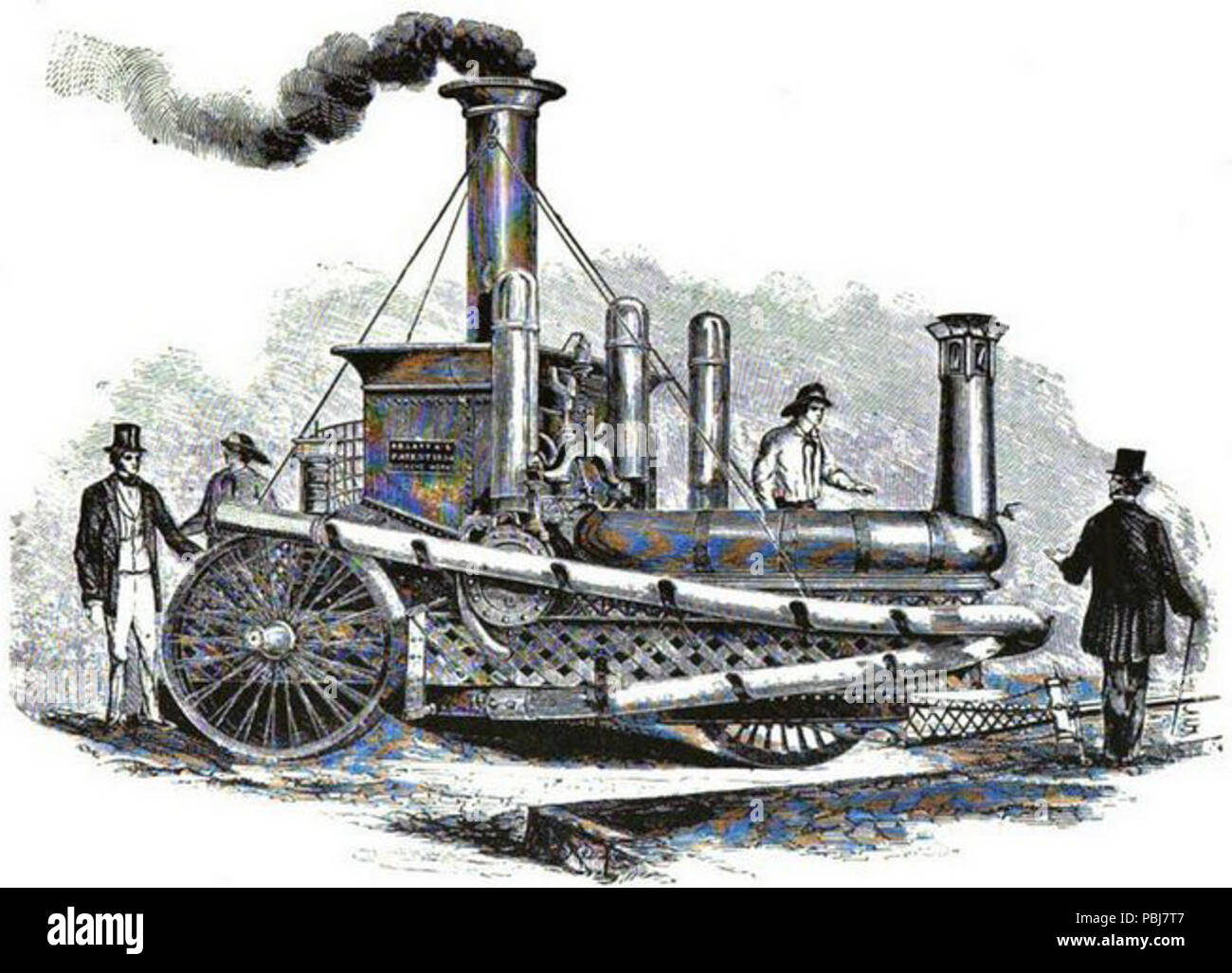 1787 Uncle Joe Ross steam fire engine Stock Photo Alamy