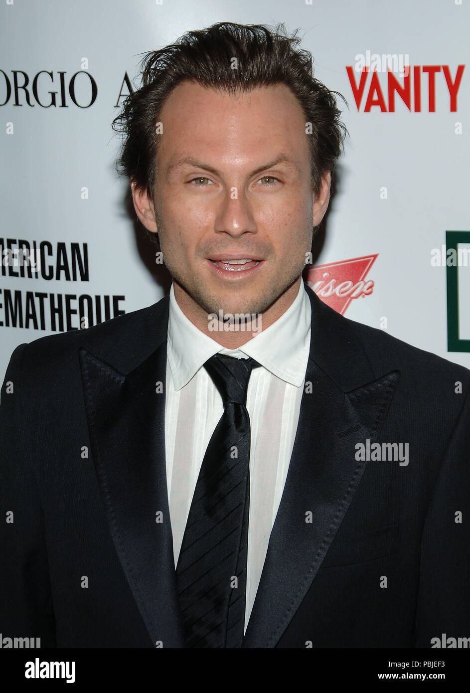 Christian Slatter arriving at the American Cinematheque Honoring George ...