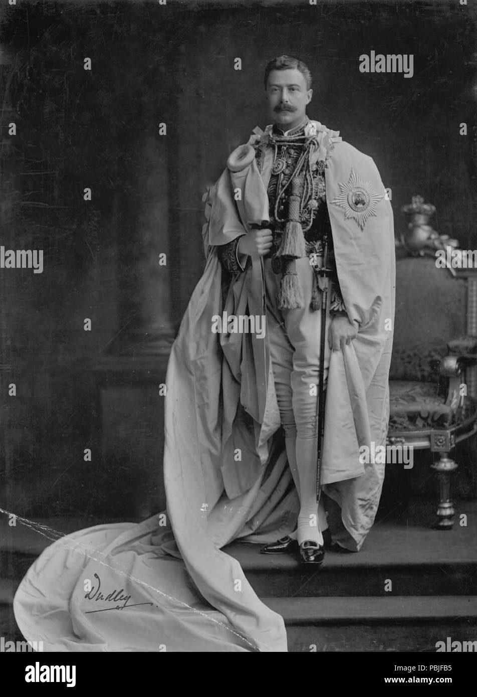 . English William Humble Ward, 2nd Earl of Dudley, apparently in his