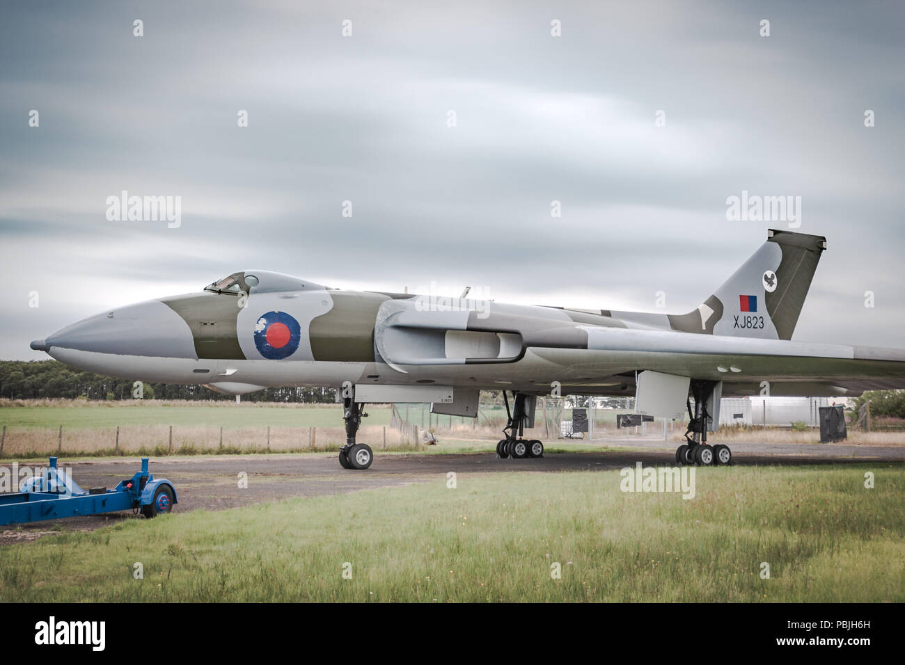 CARLISLE, UK, JULY 27 2018 A long exposure photograph documenting an