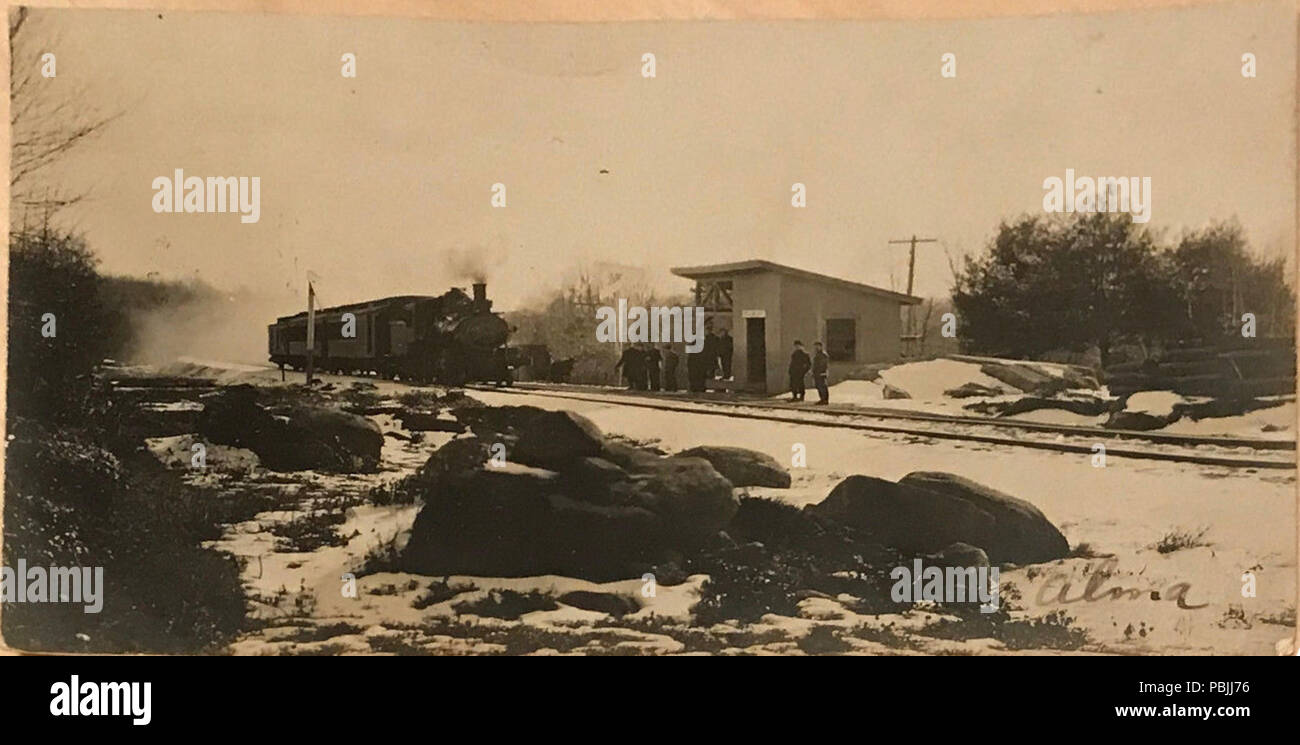 1830 Wallum Lake station 1909 postcard Stock Photo Alamy