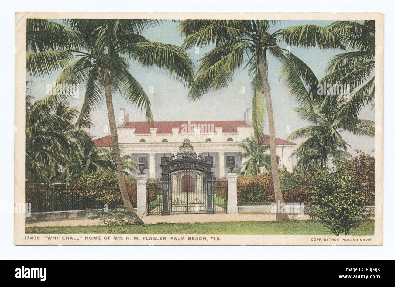 1851 Whitehall, Home of Mr. H.M. Flagler, Palm Beach, Fla (NYPL b12647398-75641) Stock Photo