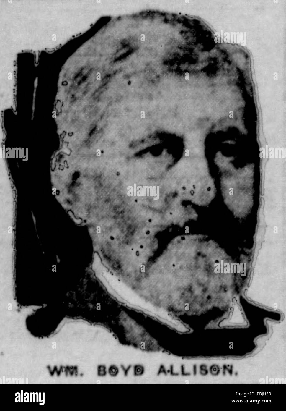 1855 William Boyd Allison (1908) Stock Photo