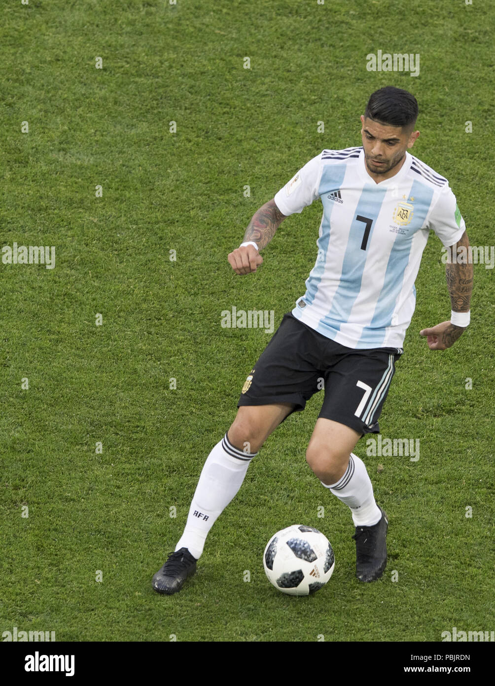 2018 FIFA World Cup - Nigeria vs Argentina Group D Match day 3 Saint  Petersburg Featuring: Ever BANEGA Where: Saint Petersburg, Russian  Federation When: 26 Jun 2018 Credit: Anthony Stanley/WENN.com Stock Photo -  Alamy
