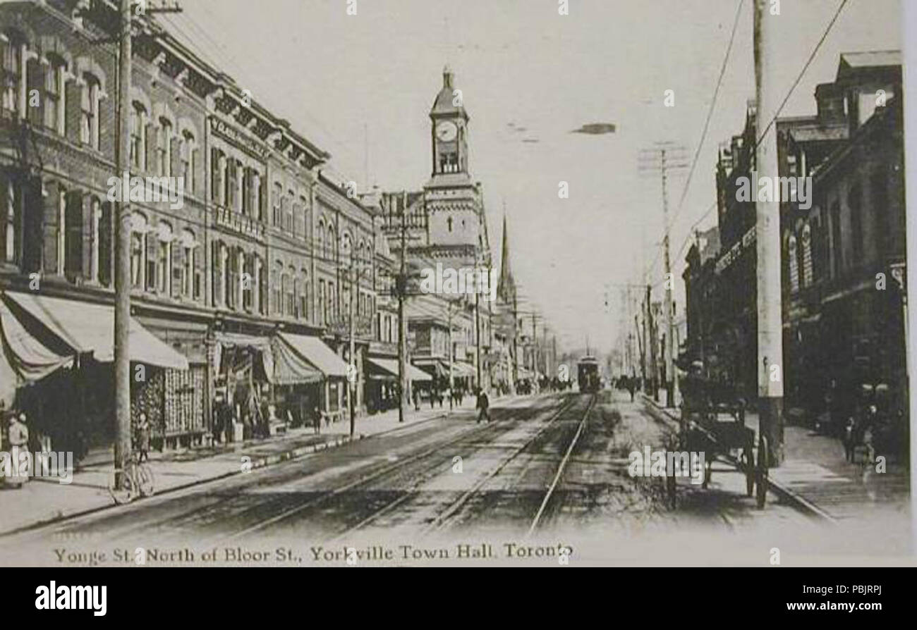 1876 Yonge Street Yorkville 1907 Stock Photo 213699434 Alamy