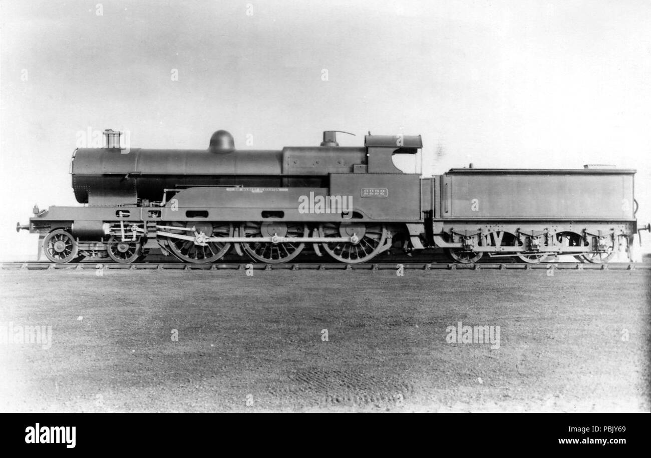 930 LNWR locomotive No. 2222 Sir Gilbert Claughton Stock Photo