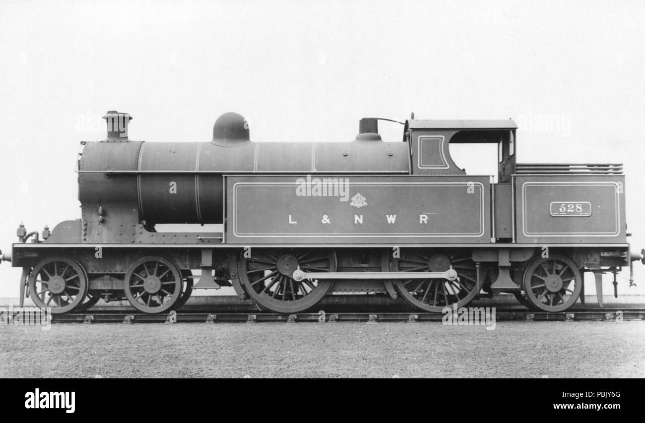 930 LNWR locomotive No. 528 Precursor Tank Stock Photo