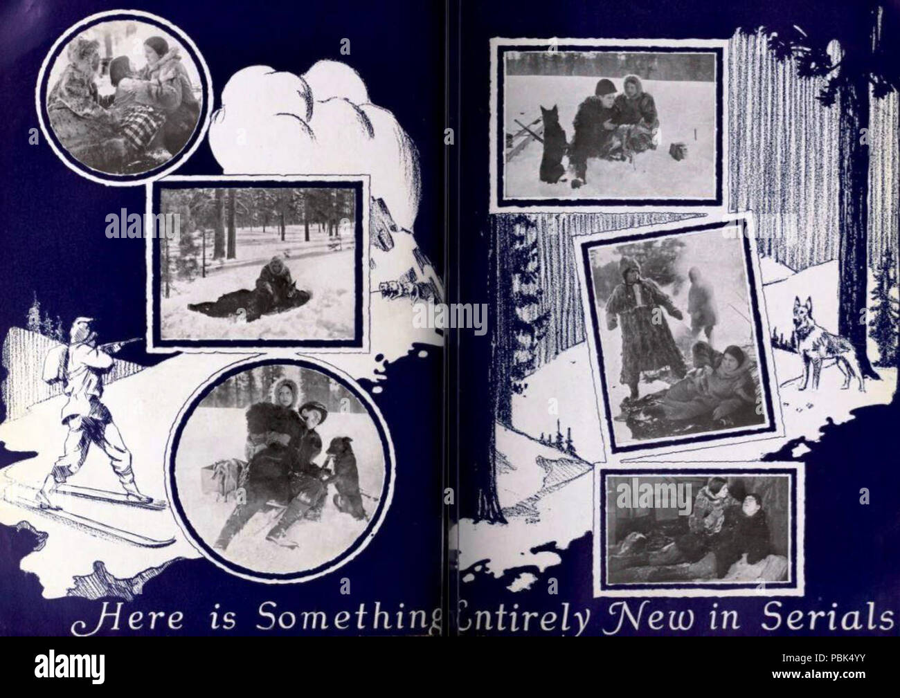 1616 The Blue Fox (1921) - 4 Stock Photo