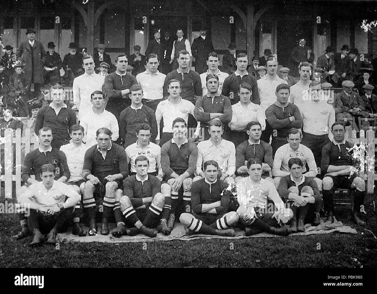 1147 Oxford against South Africa 1906 Stock Photo