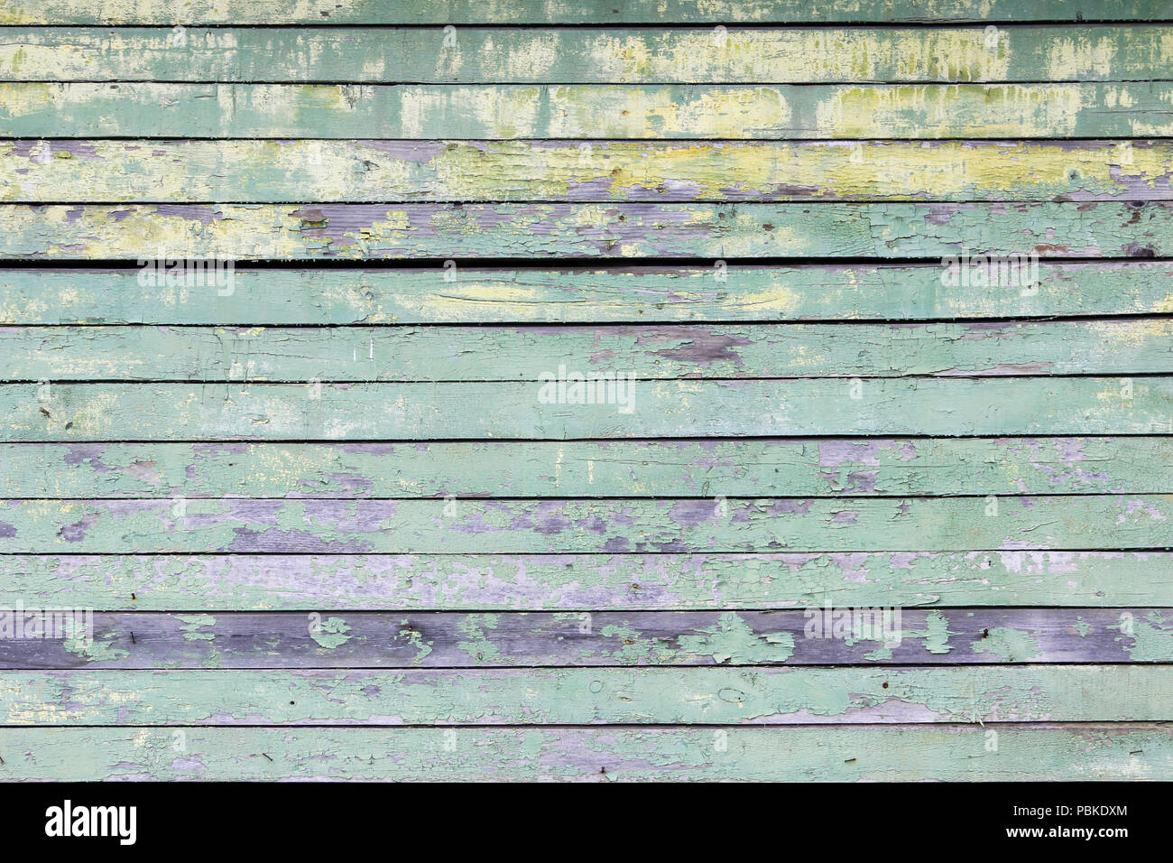 Vintage wood background with peeling turquoise old flaky paint Stock ...