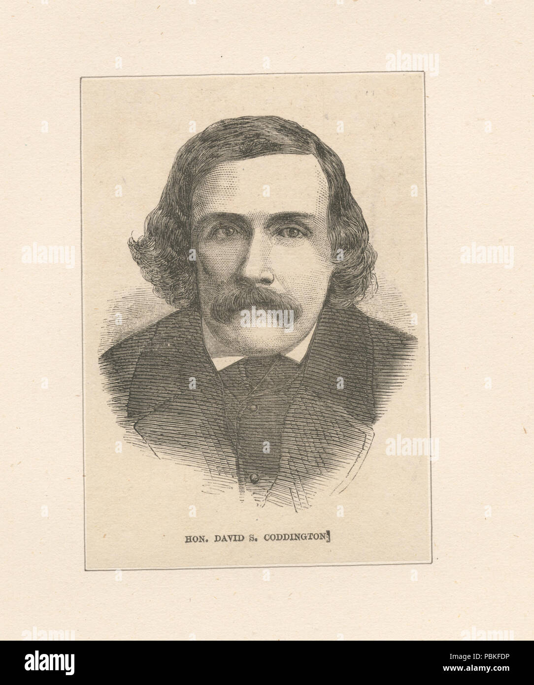 766 Hon. David S. Coddington (NYPL b13476047-EM11668 Stock Photo - Alamy