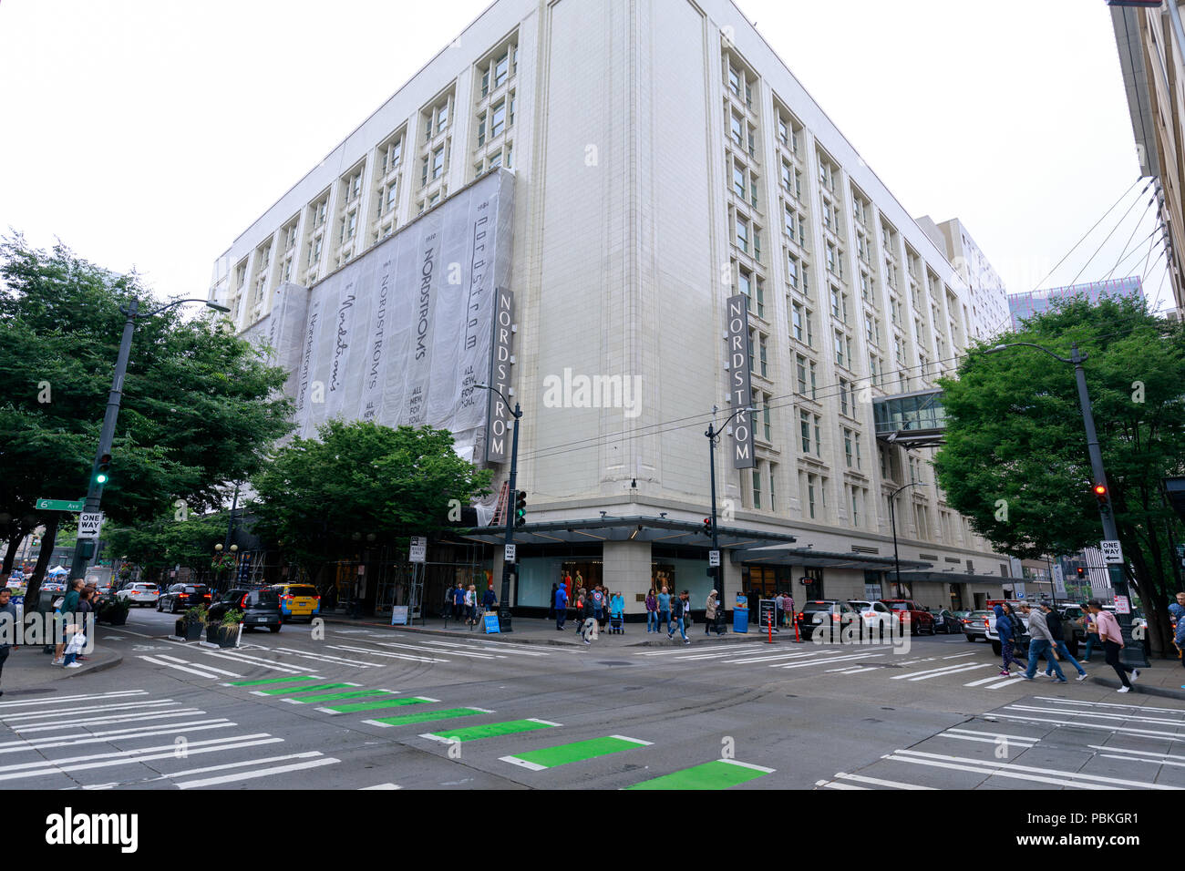 The Nordstrom Retail Store in Seattle Stock Photo - Alamy