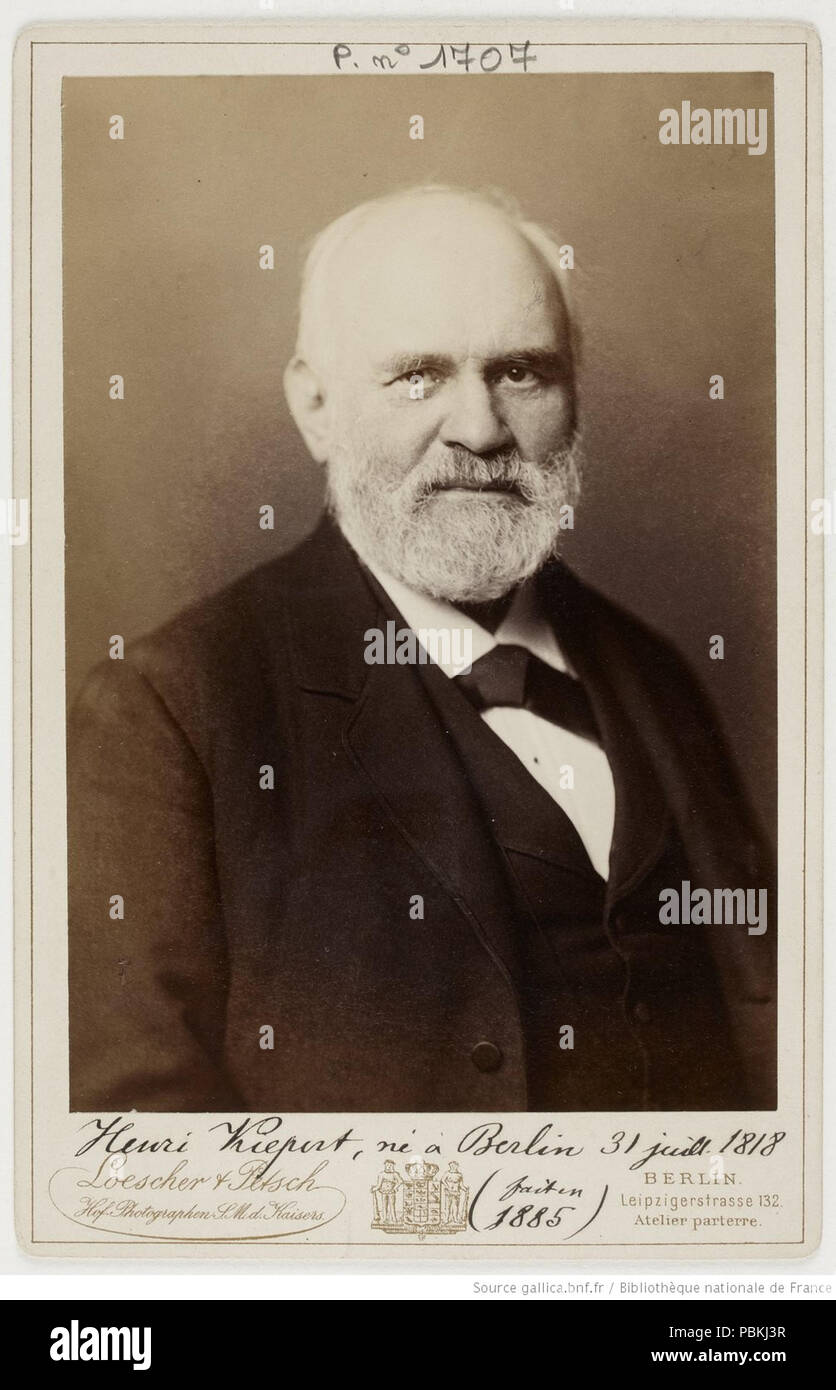 Johann samuel heinrich kiepert hires stock photography and images Alamy