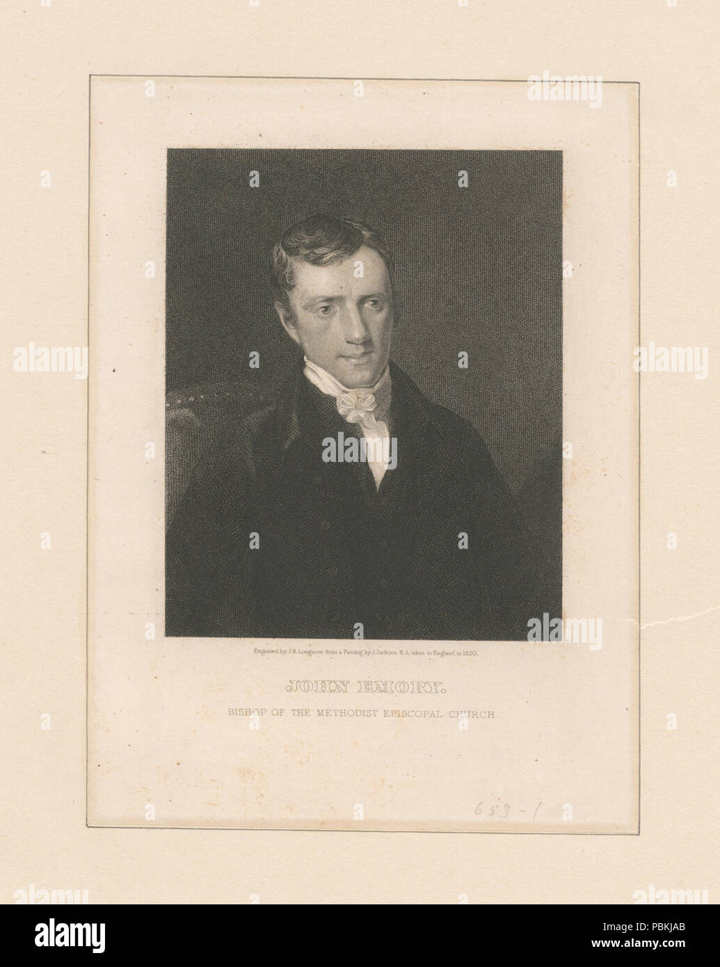 837 John Emory, Bishop of the Methodist Episcopal Church (NYPL ...