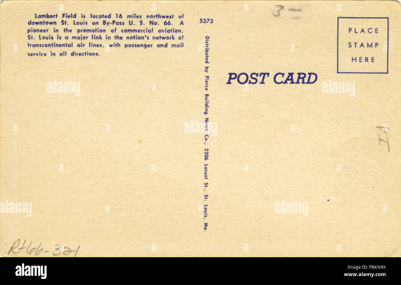 884 Lambert Field (NBY 434156 Stock Photo Alamy