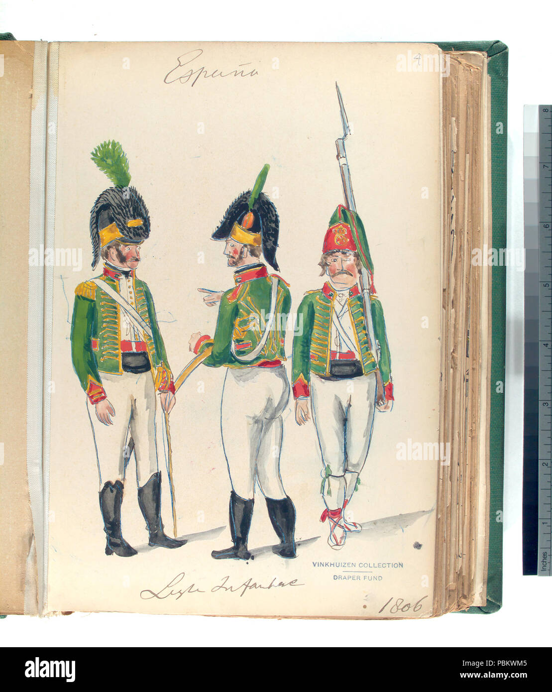 921 Ligera Infanteria (1806) (NYPL b14896507-87900) Stock Photo
