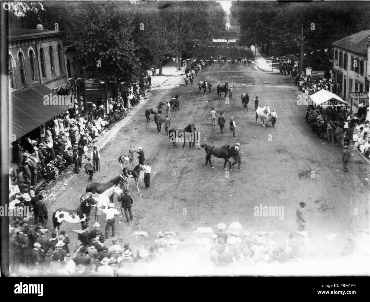 769 Horse show at Oxford Street Fair 1913 (3183394340) Stock Photo