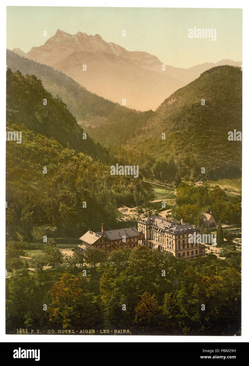 771 Hotel, Aigle, Vaud, Canton of, Switzerland-LCCN2001703346 Stock Photo