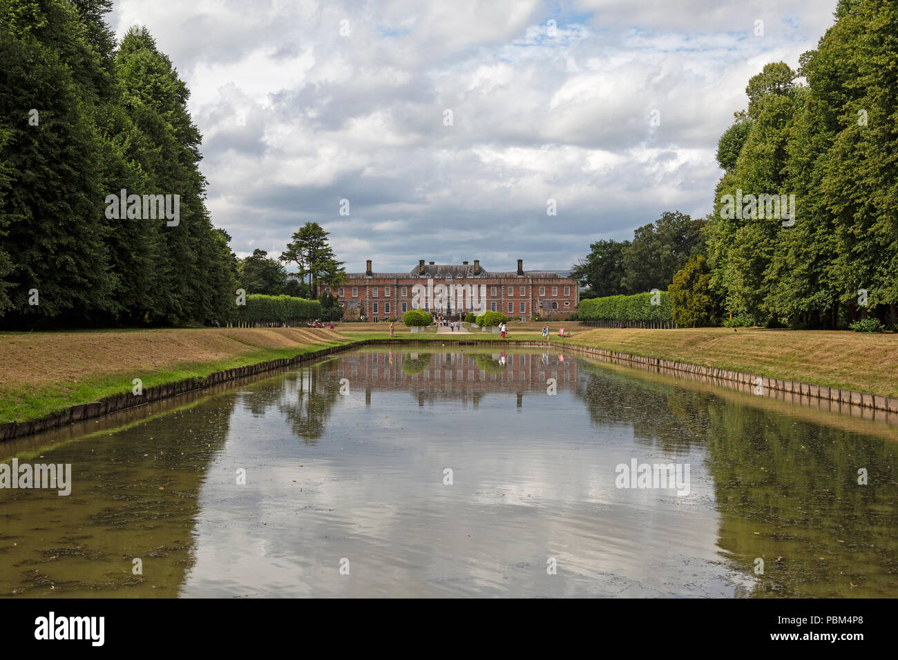 Erddig Hall, near Wrexham in North Wales. Built in the 1680s for Josiah Edisbury, it is a Grade 1 listed property. Stock Photo